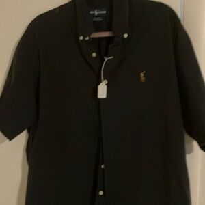 Polo by Ralph Lauren Black Casual Button Down Shirt